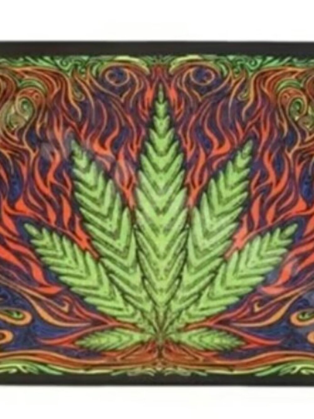 3D Hot Leaf Tapestry ~ 100% Cotton ~ 30” x 45” ~ Brand New!